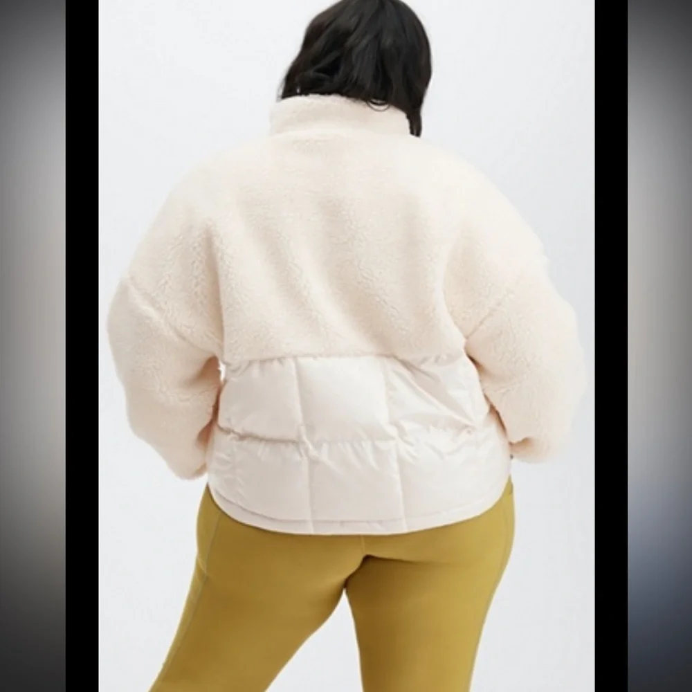 Fabletics Cream Puffer Jacket - Picture 5 of 5